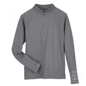 Gray Quarter-Zip Pullover